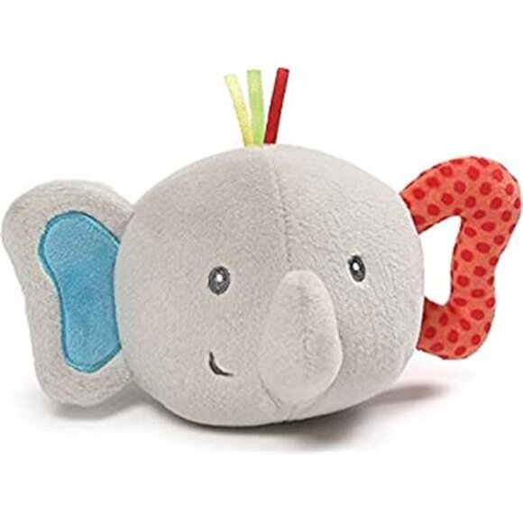 GUND Flappy Elephant Sound & Light Plush Ball | 6" Baby Toy - Picture 1 of 1